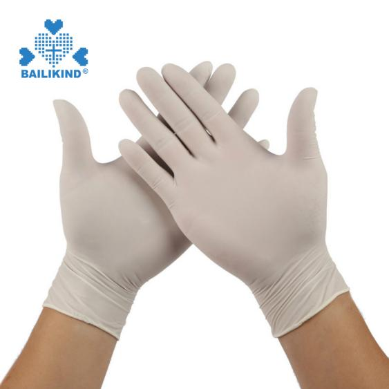 So verwenden Sie puderfreie Einweg-Latexhandschuhe