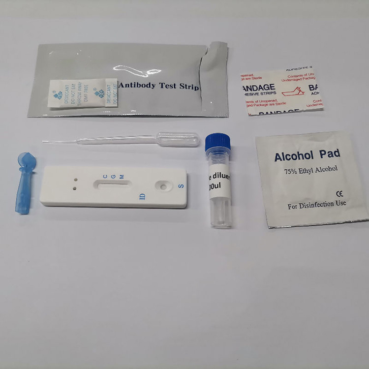 Covid-2019 Kolloidales Gold-Antikörper-Kit Igm Igg-Schnell-Antigen-Test-Kit